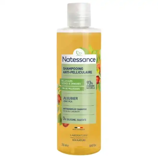Natessance Jujubier Shampooing Antipelliculaire Fl/250ml