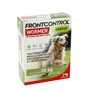 Frontcontrol Wormer Xl Comprimés Chien B/2