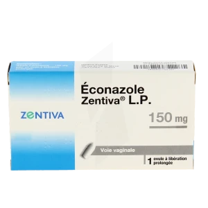 Econazole Zentiva Lp 150 Mg, Ovule à Libération Prolongée