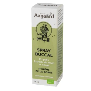 Aagaard Spray Buccal à La Propolis Bio Spray/15ml