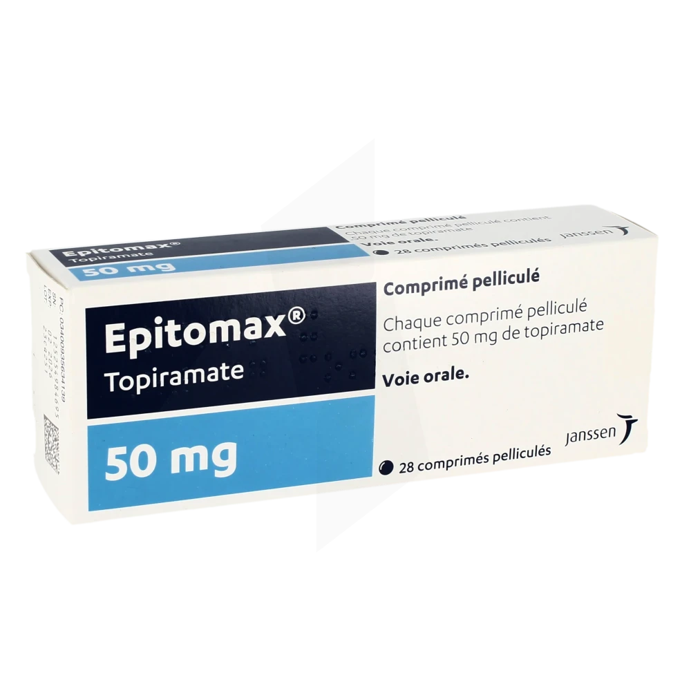 Epitomax 50 Mg, Comprimé Pelliculé