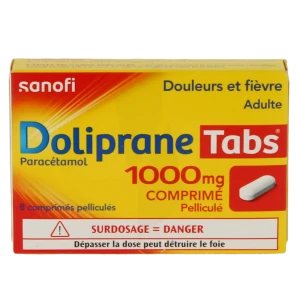 Dolipranetabs 1000 Mg, Comprimé Pelliculé