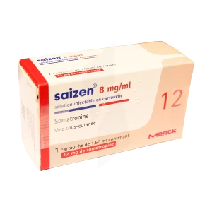 Saizen 8 Mg/ml, Solution Injectable En Cartouche