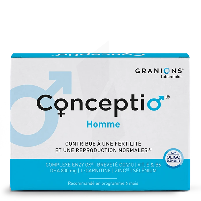 Grande Pharmacie de la Part Dieu - Parapharmacie Conceptio Homme Poudre  Sachets + Capsules B/30+90 - LYON
