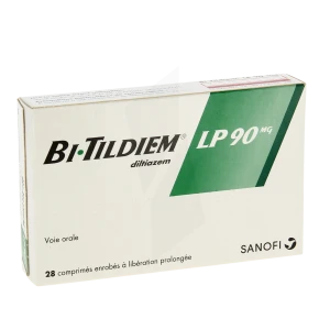 Bi Tildiem L.p. 90 Mg, Comprimé Enrobé à Libération Prolongée