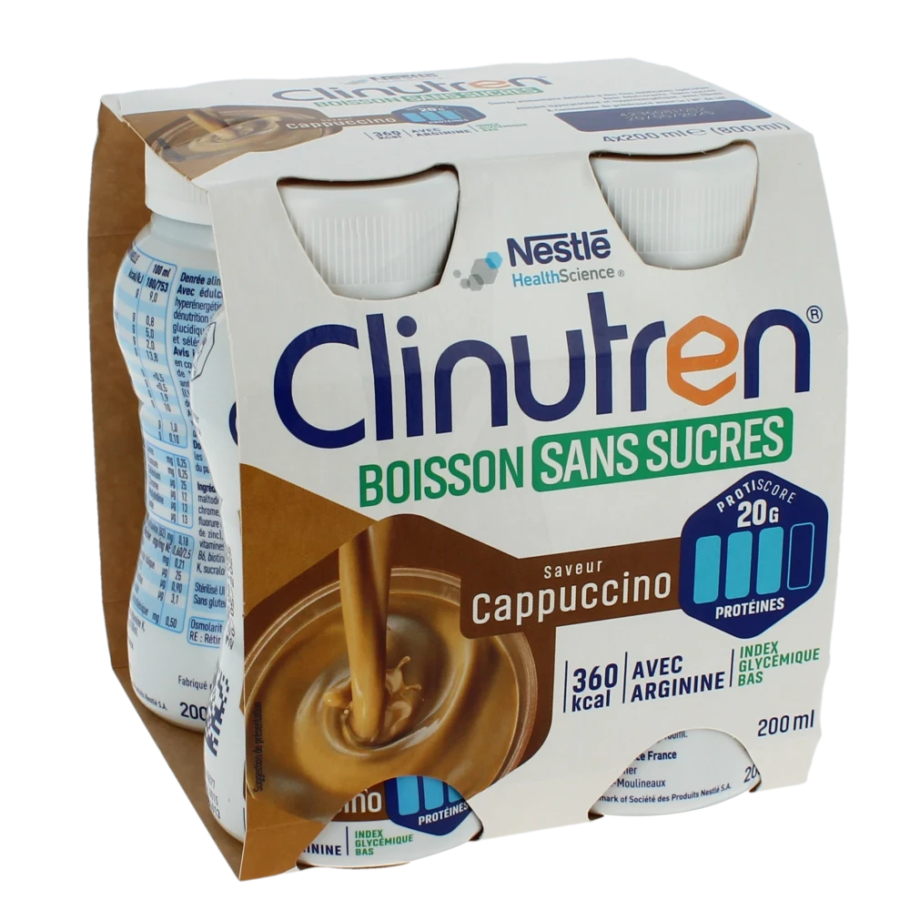 Clinutren Boisson Ss Suc Nutrim Cappu 4/200ml