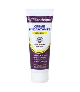 Mercurochrome Crème Hydratante Pieds Secs 75ml