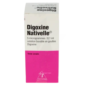 Digoxine Nativelle 5 Microgrammes/0,1 Ml, Solution Buvable, En Gouttes