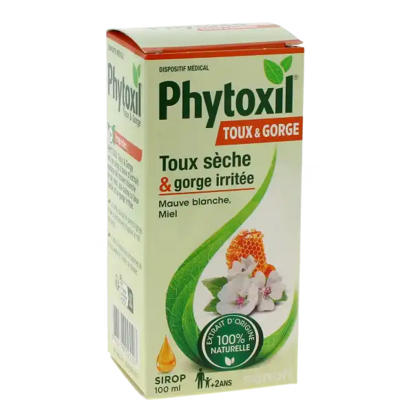 Phytoxil Toux Et Gorge Sirop Adulte Enfant +2 Ans Falcon De 100 Ml