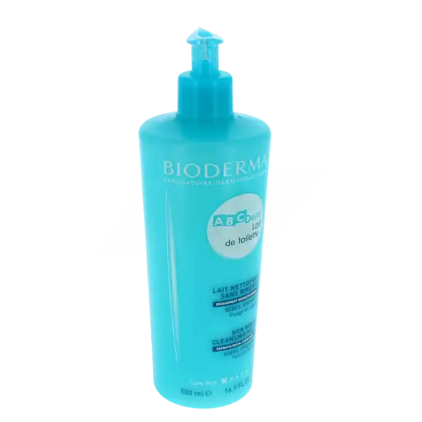 Bioderma ABCDerm Lait de toilette bébé nettoyant sans rinçage 500 ml