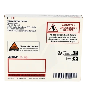 Laroxyl 25 Mg, Comprimé Pelliculé