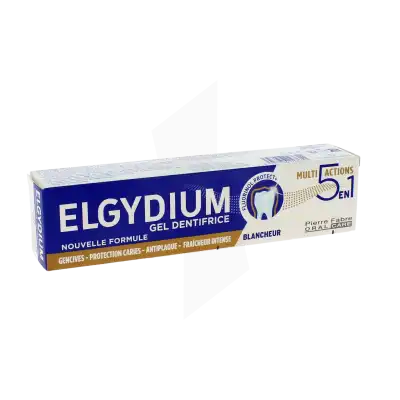 Elgydium Multi-actions Pâte Dentifrice T/75ml à Entrelacs