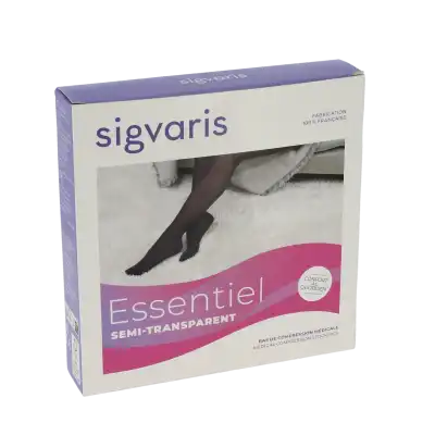Sigvaris Essentiel Semi-transparent Collant  Femme Classe 2 Noir Medium Normal à MACON