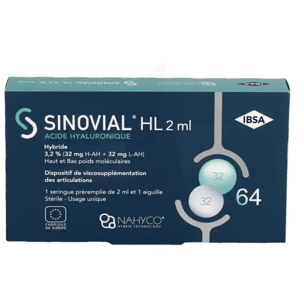 Sinovial Hl Solution Injectable 3,2 % Seringue/2ml