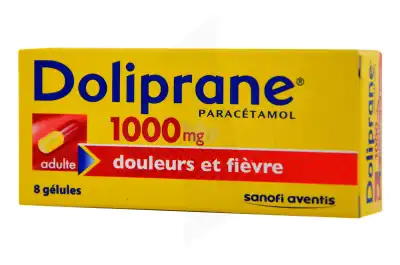 Doliprane 1000 Mg Gélules Plq/8 à Chalon-sur-Saône