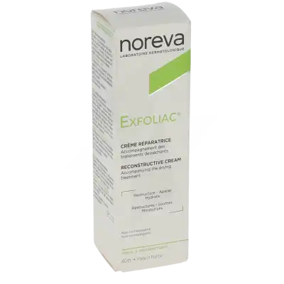 Noreva Exfoliac Crème Réparatrice Hydratante T/40ml à Mûrs-Erigné