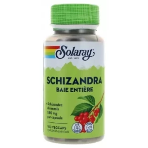 Solaray Schizandra 580mg Capsules Végétales B/100