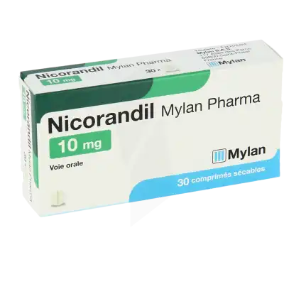 Nicorandil Viatris 10 Mg, Comprimé Sécable à SAINT-PRIEST