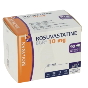 Rosuvastatine Bgr 10 Mg, Comprimé Pelliculé