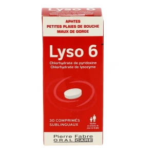 Lyso 6, Comprimé Sublingual