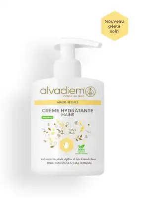 Alvadiem Crème Hydratante Mains Fl Pompe/275ml à ROMORANTIN-LANTHENAY