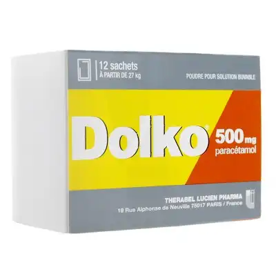 Dolko 500 Mg, Poudre Pour Solution Buvable En Sachet à LORMONT