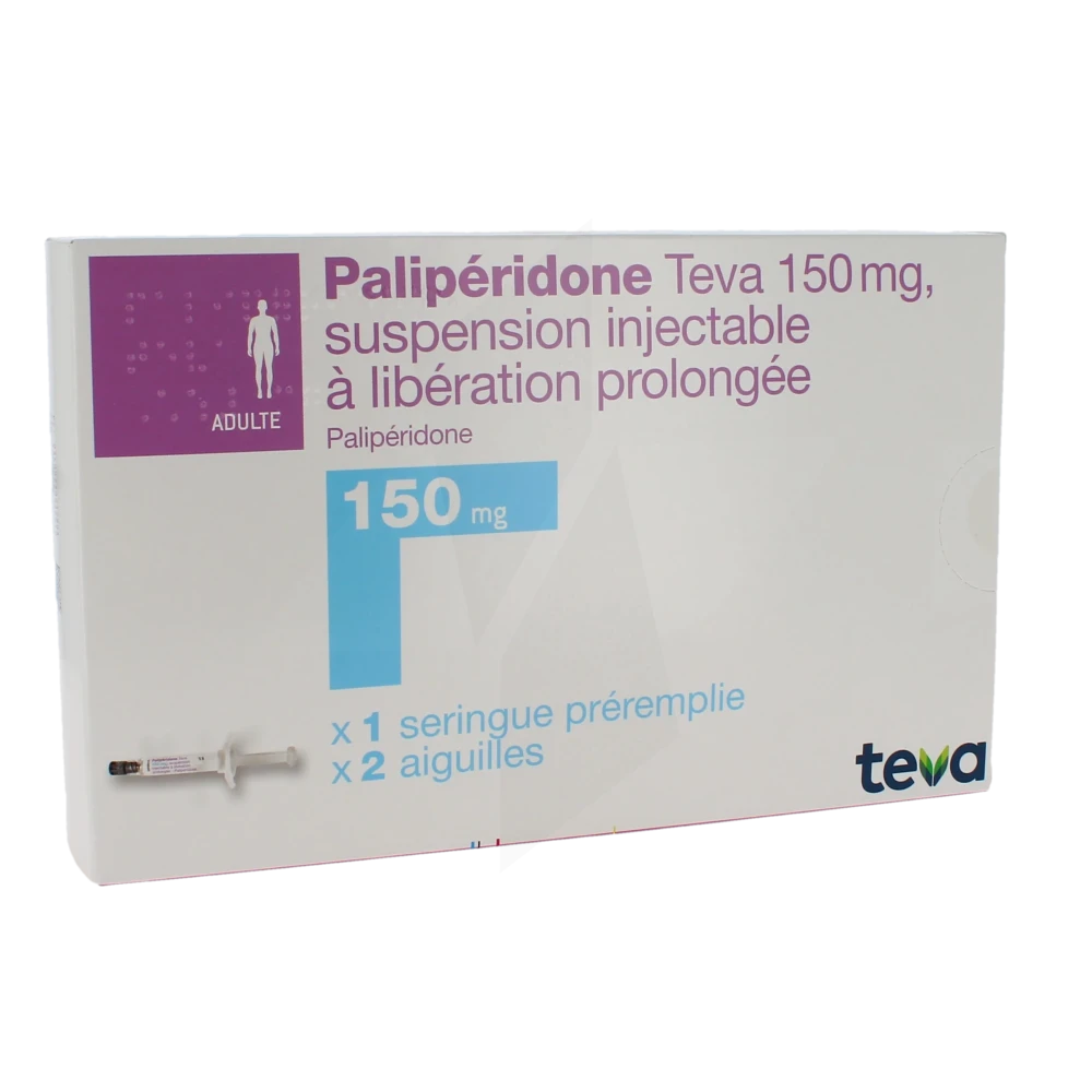 Paliperidone Teva 150 Mg, Suspension Injectable à Libération Prolongée