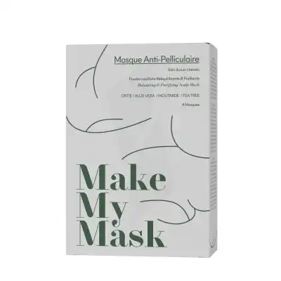 Make My Mask Masque Anti-Pelliculaire Démangeaisons Pack/4