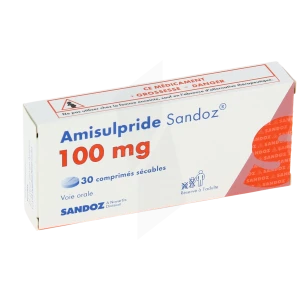 Amisulpride Sandoz 100 Mg, Comprimé Sécable