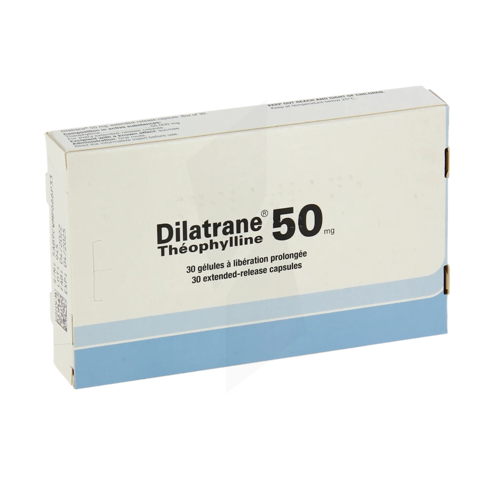 Dilatrane 50 Mg, Gélule à Libération Prolongée