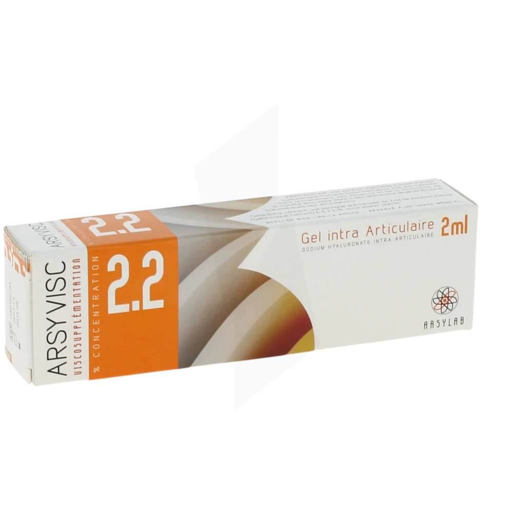 Arsyvisc 2,2% Gel Intra-articulaire Pour Viscosupplémentation 2ml