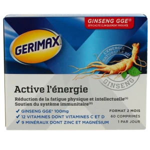 Gerimax Active L'energie Comprimé B/60