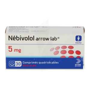 Nebivolol Arrow Lab 5 Mg Cpr Quadriséc Plq/30