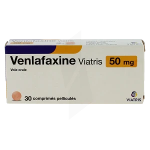 Venlafaxine Viatris 50 Mg, Comprimé Pelliculé
