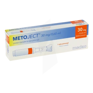 Metoject 30 Mg/0,60 Ml, Solution Injectable En Stylo Prérempli