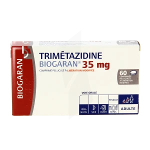 Trimetazidine Biogaran 35 Mg, Comprimé Pelliculé à Libération Modifiée