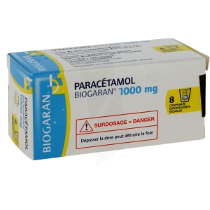 Paracetamol Biogaran 1000 Mg, Comprimé Effervescent Sécable