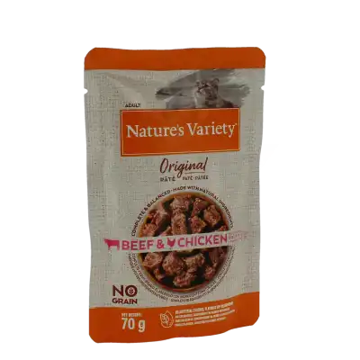 Nature's Variety Original Chat Adulte Bœuf / Poulet - 70 G