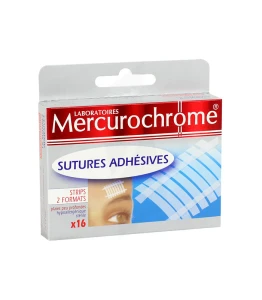 Mercurochrome Sutures Adhésives X 16