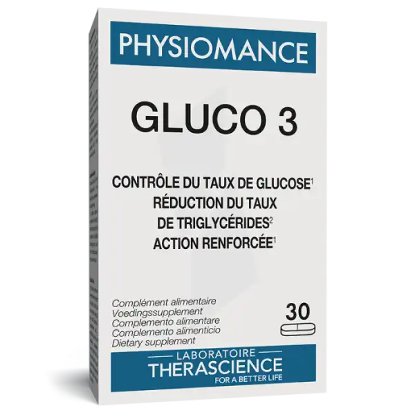 Therascience Physiomance Gluco 3 Comprimés B/30