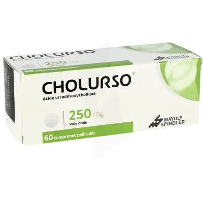 CHOLURSO 250 mg, comprimé pelliculé