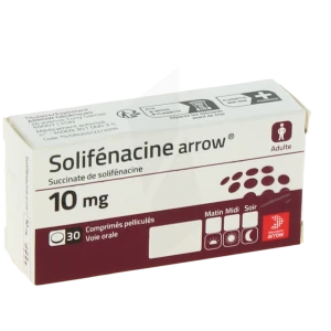 Solifenacine Arrow 10 Mg, Comprimé Pelliculé