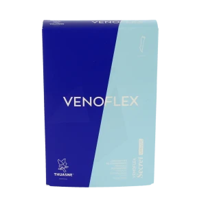 Thuasne Venoflex Secret 2 Chaussette Opaque Noir T2l