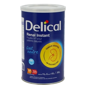 Delical Renal Instant Aliment Diététique Pour Dialysé B/360g Dosette