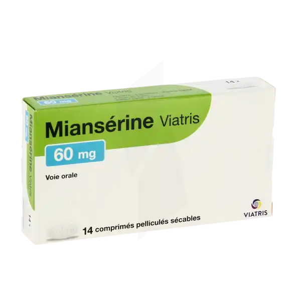 Mianserine Viatris 60 Mg, Comprimé Enrobé Sécable
