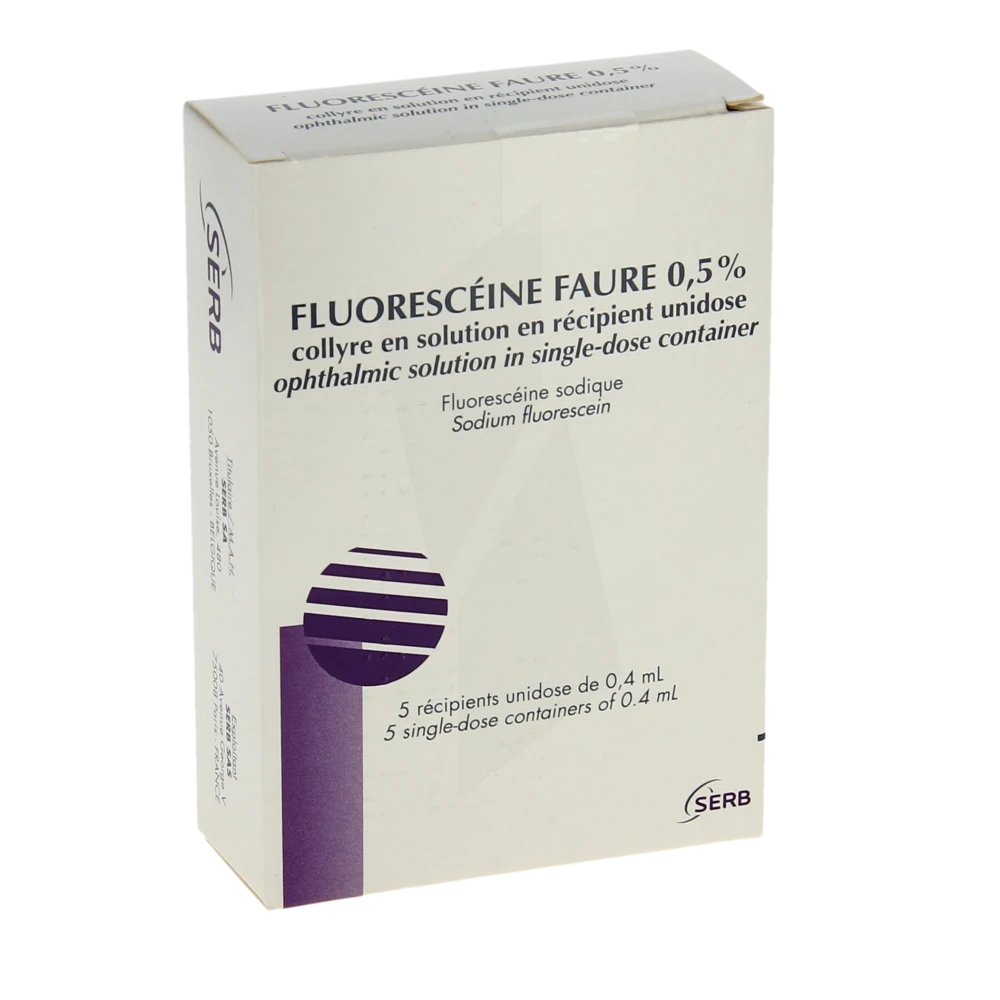 Fluorescéine 0,50% - collyre - T.V.M. - Pharmacie Razimbaud