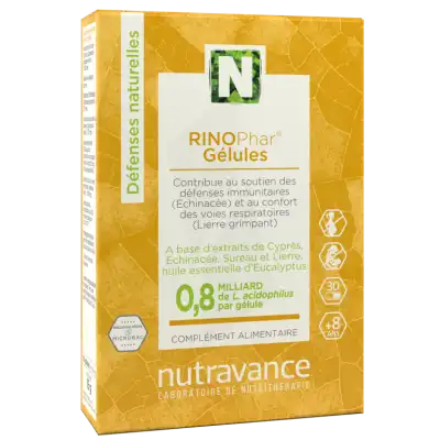 Nutravance Rinophar Gélules B/30 à DIJON