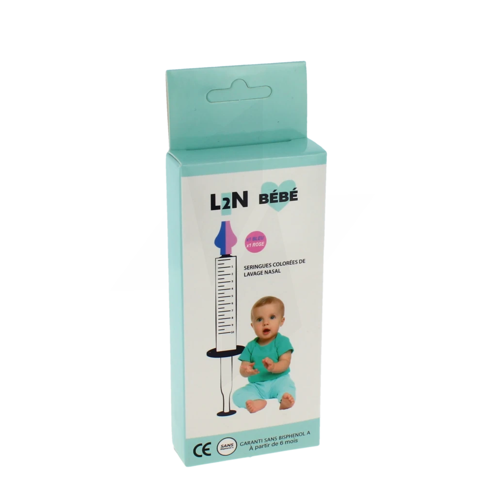 L2n Seringues Lavage Nasal Colorés B/2