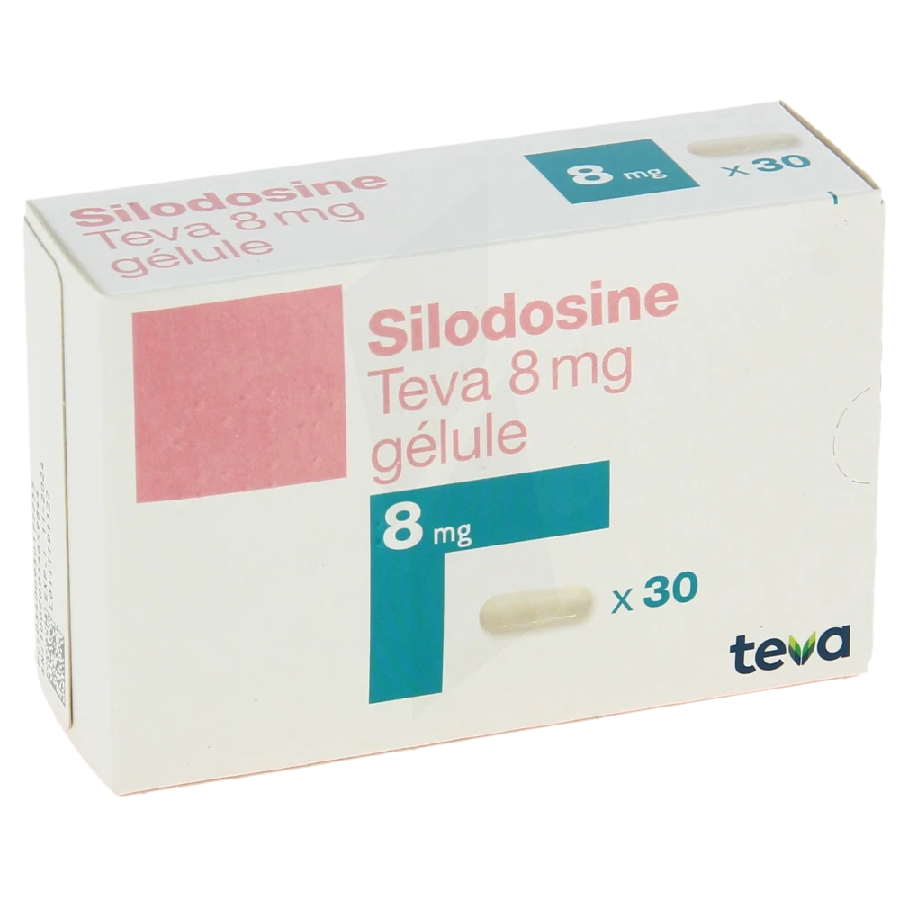 Silodosine Teva 8 Mg, Gélule