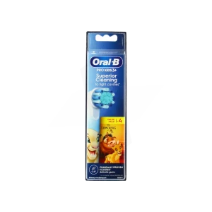 Oral B Pro Kids Brossette Roi Lion Blister/4